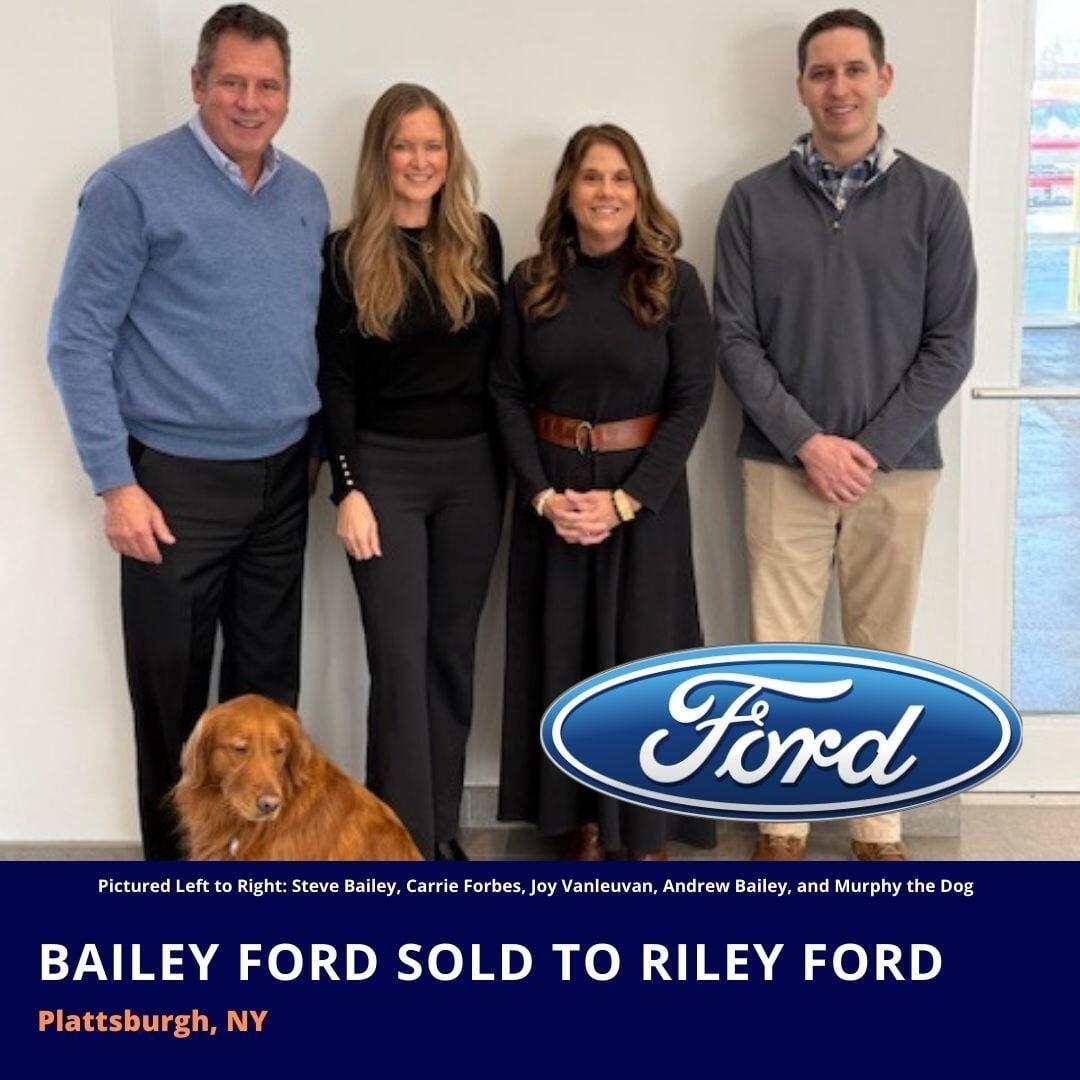 Bailey Ford sold to Riley Ford